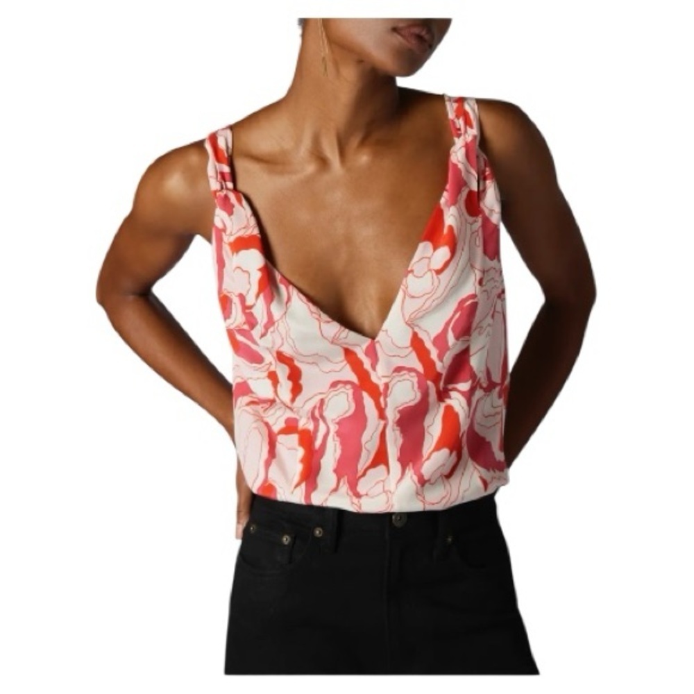 NWOT Equipment Femme Floral Silk Blouse